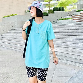 bộ N.Y đáp túi kèm quần legging 3 màu