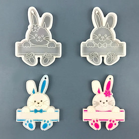 Easter Day Bunny Silicone Moulds Jewelry Making Tools Multifunctional Crafts