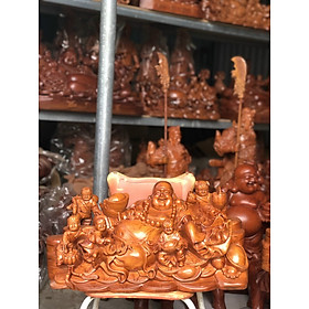 Mua Tượng phật di lặc ngũ phúc bằng gỗ hương đá kt 50×28×26vm