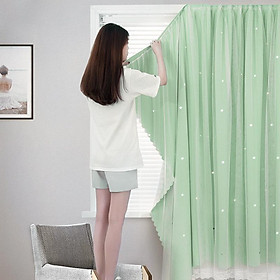Mua Rèm cửa dán hai lớp ngôi sao sáng (nhiều màu nhiều size)