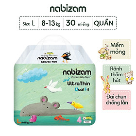 Nabizam Utra Thin Tã Quần L30 8-13Kg