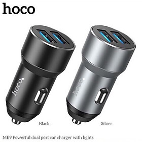 Tẩu Sạc Nhanh Xe Hơi DÀnh Cho Hoco. ME9 2 Cổng USB 2.4A Hàng Chính Hãng