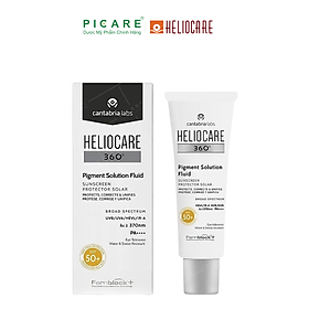 Kem Chống Nắng Heliocare Ngăn Ngừa Và Kiểm Soát Tình Trạng Tăng Sắc Tố Đốm Nâu 360° Pigment Solution Fluid SPF50 50ml