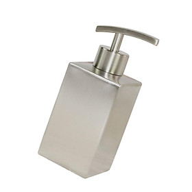 Stainless Steel Countertop Sink Soap Dispenser, 320ml/ 450ml/ 750ml/ 330ml/ 358ml/ 485ml Liquid Bottle for Kitchen & Bathroom Hand Dish Lotion