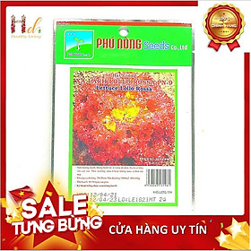 PN - Hạt Giống Xà Lách Tím Xà Lách Lollo Rossa PN-9 - Trồng Rau Xanh Rau Sạch Bằng Đất Sạch, Mùn Dừa Và Phân Bón Hữu Cơ