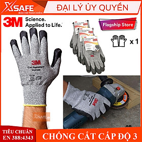 Mua Găng tay chống cắt 3M cấp độ 3 - Găng chống cắt chống đâm xuyên tiêu chuẩn EN388:4343