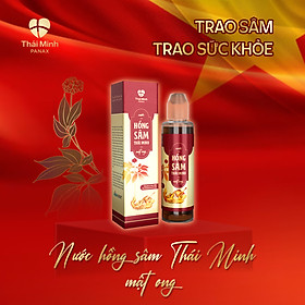 Nước Hồng sâm Thái Minh mật ong - Hỗ trợ bồi bổ sức khỏe, tăng cường miễn dịch