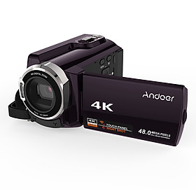 Máy Quay Phim Andoer HDV-534K 4K Kết Nối Wifi Màn Hình Cảm Ứng (48MP) (3 Inch) (16X Zoom) (Chip 96660)