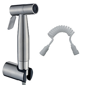 Mua Bộ vòi xịt vệ sinh Inox 304 kèm dây dây nối lò xo bằng nhựa PU và giá đỡ