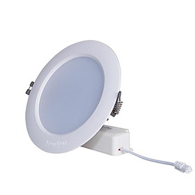 Đèn LED âm trần 12W Rạng Đông - Lỗ khoét trần 110mm, Vỏ nhôm đúc
