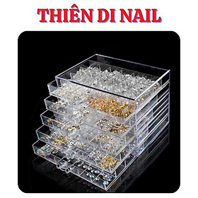 Khay nhựa đựng đá 5 tầng Thiên Di Nail