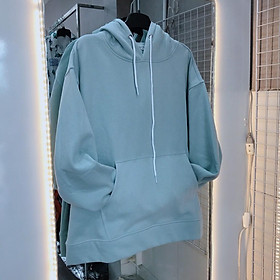 Áo hoodie trơn nam/NỮ vải nỉ lót bông dày dặn form áo rộng 1HIT_UNISEX