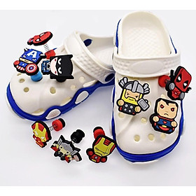 Combo 5 Jitbitz Lò Xo 2D gắn dép cá sấu - gắn dép sục