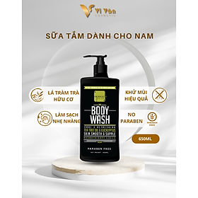 Sữa tắm nam thơm lâu tinh dầu trà xanh hữu cơ chính hãng EPISODE NEWYORK trắng da sạch sâu ngăn mùi cơ thể Vi Vân