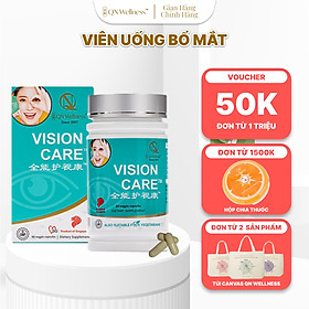 Viên Uống Bảo Vệ Mắt Vision Care QN Wellness Cải Thiện & Giảm Mệt Mỏi Thị Giác, Ngăn Ngừa Lão Hóa, Hỗ Trợ Tổng Hợp Lutein - Hộp 60 Viên 