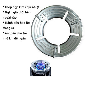 Vỉ Chắn Gió Bếp Gas KhoNCC Hàng Chính Hãng Bằng Thép Hợp Kim - Giảm Bớt Hao Hụt Ga Khi Sử Dụng - KDHS-4836-ViGas