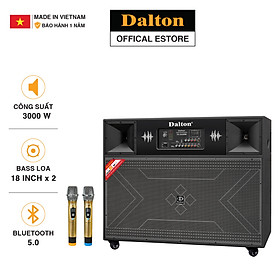 Mua Loa karaoke công suất lớn 3000W  Dalton TS-18A8000 Bass loa 18 inches x 2  hệ thống 4 loa 2 đường tiếng  tặng kèm 2 micro không dây sóng UHF- Bảo hành loa12 tháng. HÀNG CHÍNH HÃNG