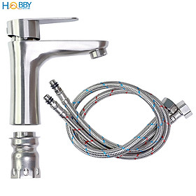 Mua Vòi chậu rửa mặt lavabo nóng lạnh inox 304 Hobby Home Decor VRM2