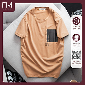 Áo thun cổ tròn thời trang nam, chất cotton muối 100% mềm mại, thoáng mát, thấm hút tốt - FORMEN SHOP - FMPS206