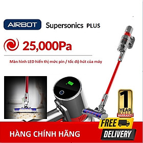 Mua Máy hút bụi không dây cầm tay Airbot Supersonics PLUS PB501 Đèn chiếu sàn. Màn hình hiển thị LED 25.000Pa 3 mức hút.