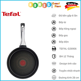 Chảo Chống Dính Không Kén Bếp TEFAL Excellence G26906 Đường Kính 28 Cm, Nhập Khẩu Đức, Phủ Titanium Excellence Bền Gấp 6 Lần Chảo Thường - Hàng Nhập Khẩu