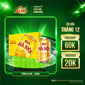Bia Hà Nội - Thùng 24 lon 330ml