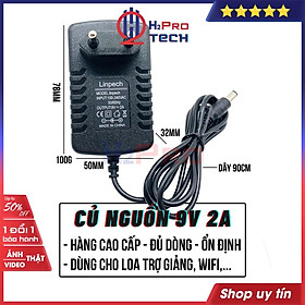 Mua Củ sạc Adapter 9V 2A  sạc 9V 2A Linpech Chân 5.5mm Cao Cấp  Điện Áp Ổn Định  Sạc Cho Trợ Giảng  Bộ Phát Wifi-H2Pro Tech