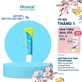 Gel Cải Thiện Sẹo Vừa, Sẹo Lõm, Sẹo Thâm Hiruscar 5G