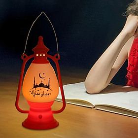 Hanging Flameless LED Lights, Muslim Ramadan Portable Lantern, Outdoor Emergency Lamp Bright Lights for Desk Table Study Room Hiking Outdoor Indoor