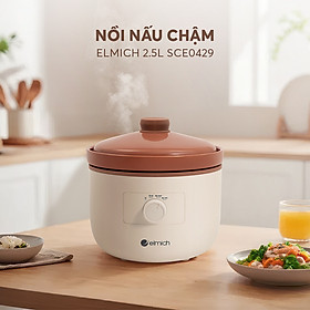 Nồi nấu chậm Elmich 2.5L SCE0429 - Hàng chính hãng