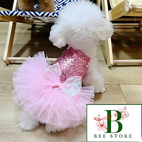 VÁY BALE KIM SA CHO THÚ CƯNG CHÓ MÈO