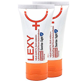 Bộ 2 Gel Bôi Trơn Nóng Ấm Lexy Warming ( Chai 50ml)
