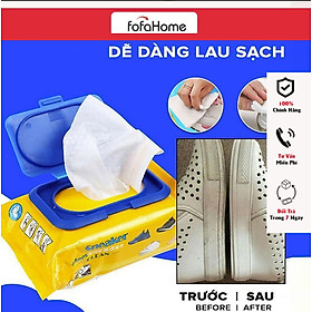 Khăn Giấy Ướt Lau Giày Sneaker Wipes Clean Thần Thánh (Gói 30 Miếng) Lau Giầy Siêu Sạch, Siêu Nhanh