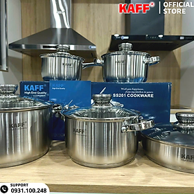 Mua Bộ nồi KAFF cao cấp 5 món KF-ST005FR - Hàng chính hãng KAFF