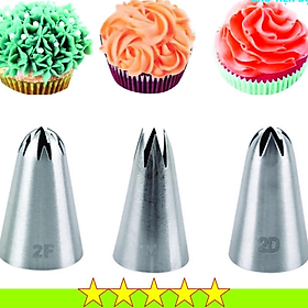 Đui Bắt Kem 1M 2D 2F Làm Bánh Sinh Nhật Bông Lan Cupcake Cao cấp - CBDUI1M2D2F