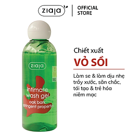 Dung dịch vệ sinh phụ nữ Intima Vỏ Sồi 200 ml