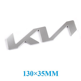 Logo biểu tượng trước và sau xe ô tô Kia, kích thước lần lượt là: 170*40mm , 150*35mm, 130*35mm