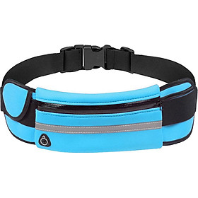 Unisex Outdoor Running Waist Bag Multifunction Sports Waterproof Anti-theft Zipper Bags