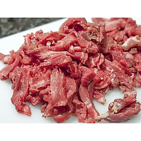 ( SHIP HỎA TỐC HCM ) Thịt Nạm Vụn Trâu Ấn Độ ( 500gr ) Nhập Khẩu có nạc , mỡ và gân xen lẫn, dùng nhúng lẩu, xào