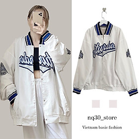 Áo Bomber Studur Dù 2 Lớp Nam Nữ Unisex