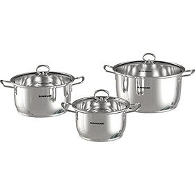 Mua Bộ nồi inox 5 đáy Sunhouse SHG788 - Hàng chính hãng