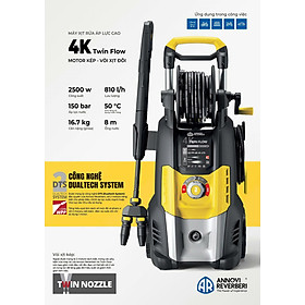 Mua Máy xịt rửa xe cao áp 2500W - 150bar Annovi Reverberi 4K TWIN FLOW – Hàng chính hãng