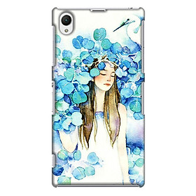 Ốp Lưng Dành Cho Điện Thoại Sony Xperia Z1 Cô Gái Lá Xanh