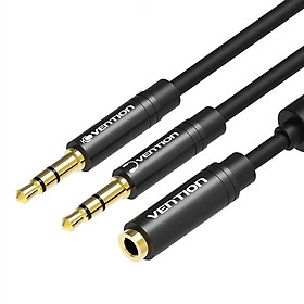 Mua Cáp chuyển đổi 2 đầu Audio 3.5mm ra 3.5mm âm 4 ngấn Vention BBOBY dài 15cm đầu mạ vàng 24k chính hãng