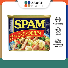Thịt Hộp Hormel Spam Less Sodium (Hộp 340Gr)