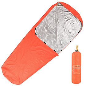 2 Person Emergency Sleeping Bag Lightweight Waterproof Thermal Emergency Blanket Survival Gear for Outdoor Adventure Camping Hiking Backpacking