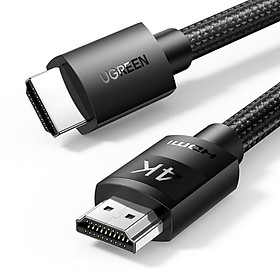 Ugreen UG40103HD119TK 5M 4K 30Hz màu đen Cáp hdmi - HÀNG CHÍNH HÃNG