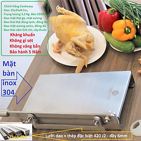 Mua Máy thái thịt đông lạnh  cắt xương đa năng cầm tay hàng chính hãng COOKEASY. Bản dao chặt gà đặc biệt CE800  trọng lượng 4.2 Kg  Size 26x35x8 Cm