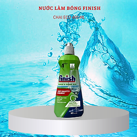 Nước làm bóng Finish Eco 0% 400ml - Dành cho máy rửa chén, bát - Nhập khẩu Đức