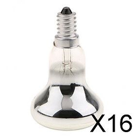 16xR50 Reflector Tungsten Filament Spotlight Bulb   Lamp SES E14 40W_White